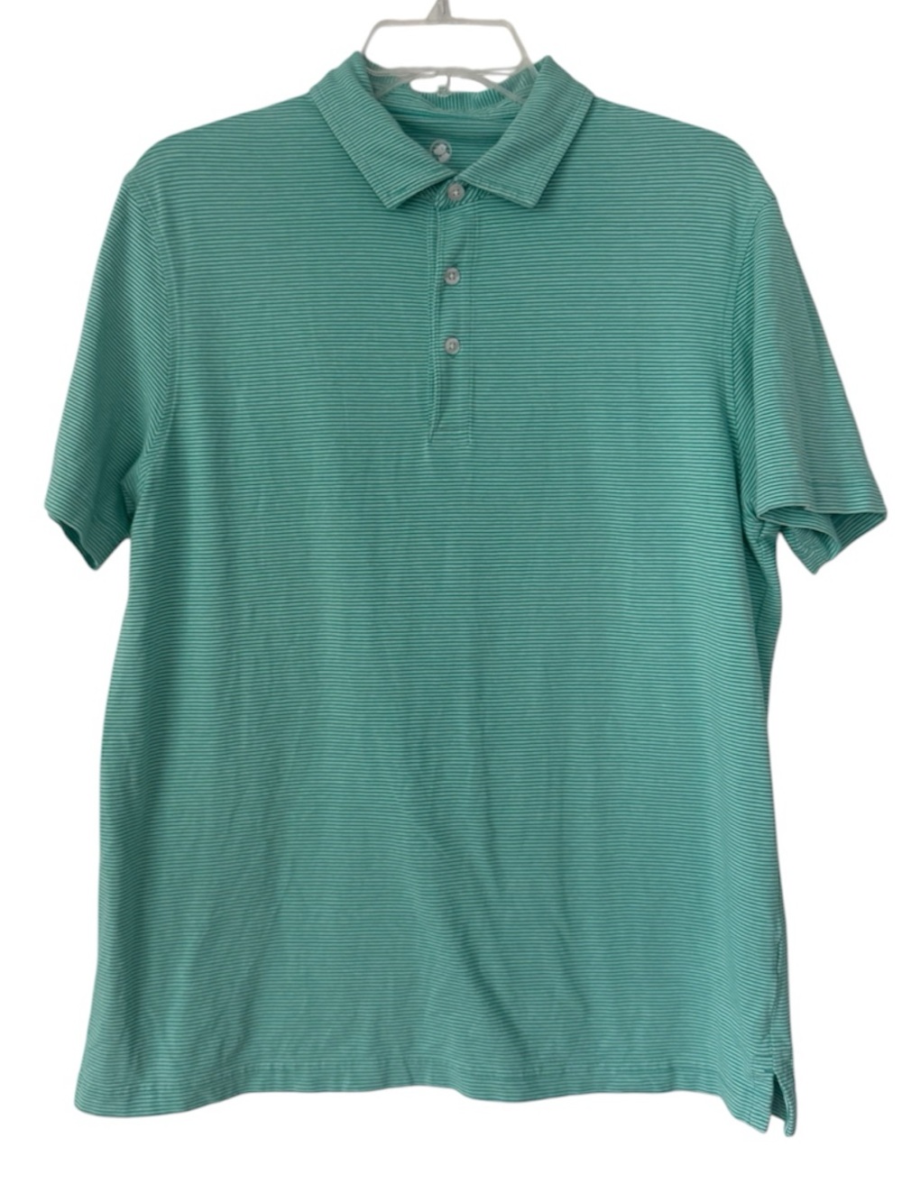 Southern Proper Polo Shirt Mens Medium Green stripe Golf